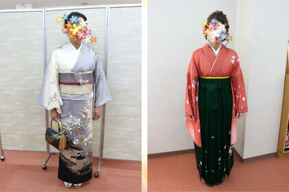 卒業袴と訪問着