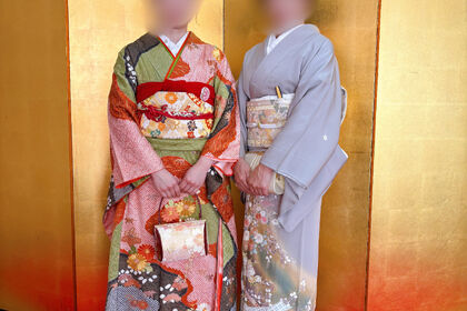 岐阜　ブライダル結衣　色留袖