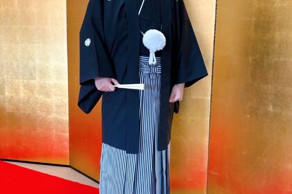 黒紋付き袴　ブライダル結衣