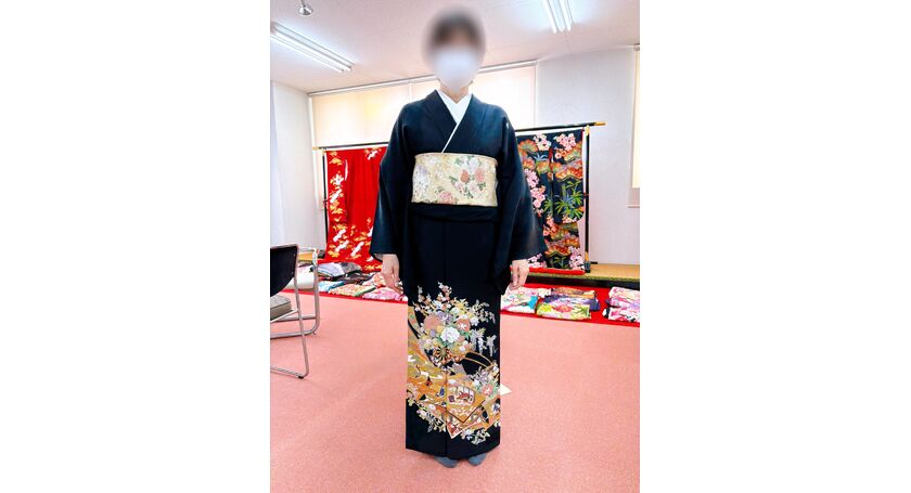黒留袖　ブライダル結衣