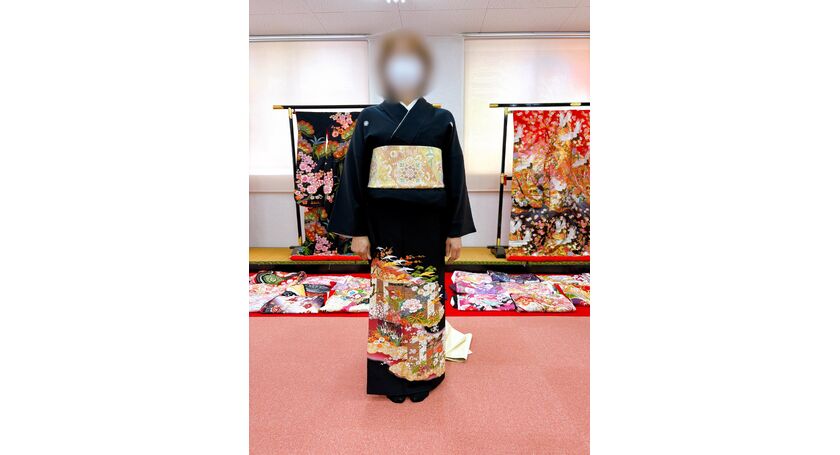 黒留袖　ブライダル結衣