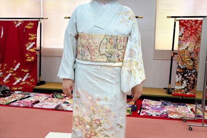 お宮参り　訪問着　ブライダル結衣