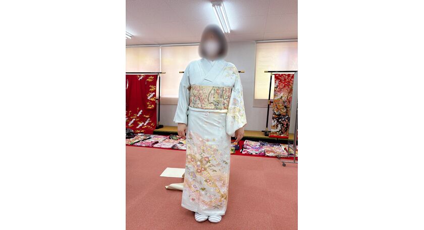 お宮参り　訪問着　ブライダル結衣