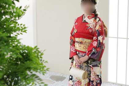 振袖　前撮り　ブライダル結衣